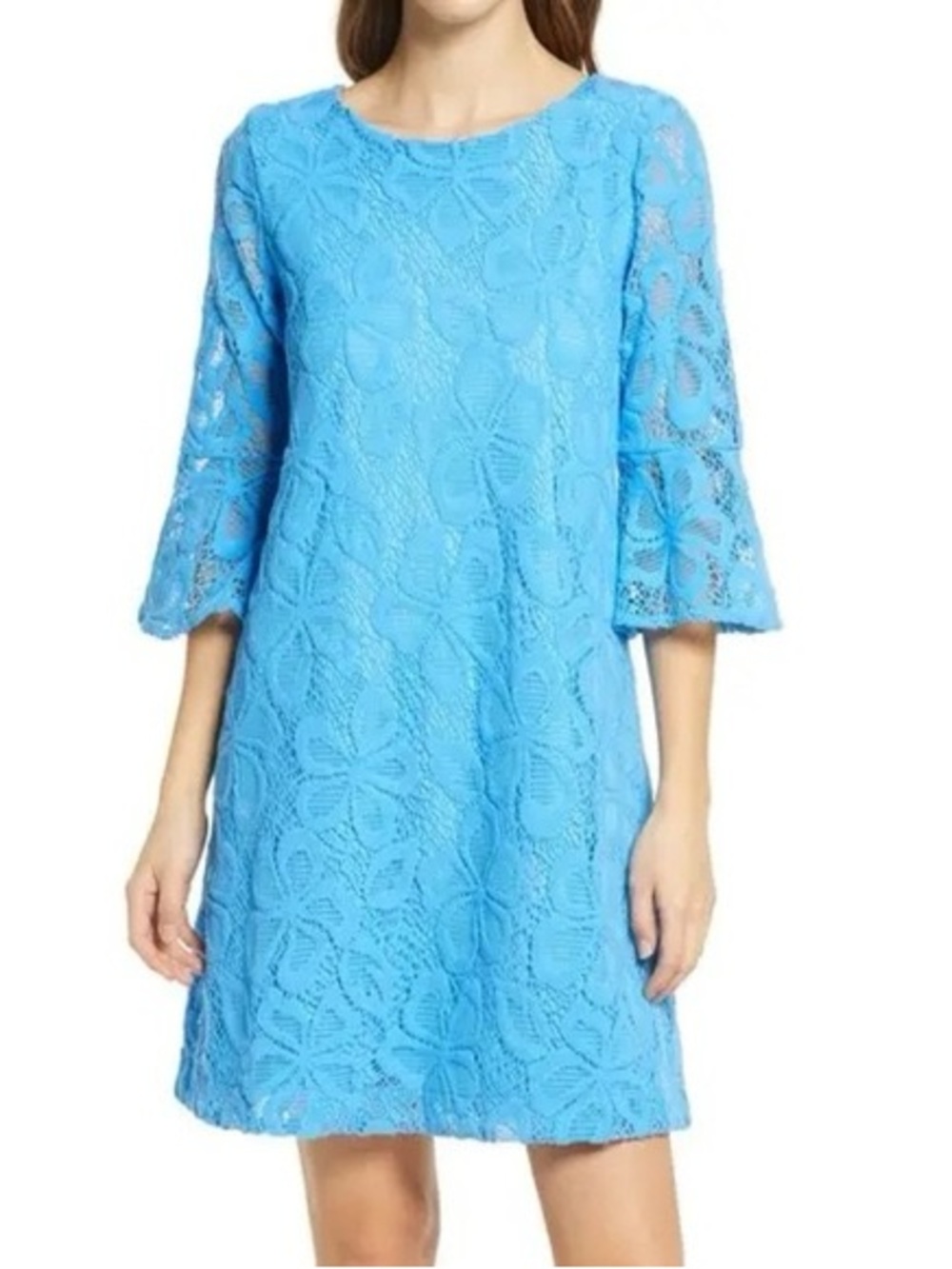 Lilly Pulitzer Ophelia Lace Dress Zanzibar Blue